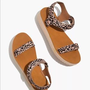 Madewell Maggie Sandal Leopard Print